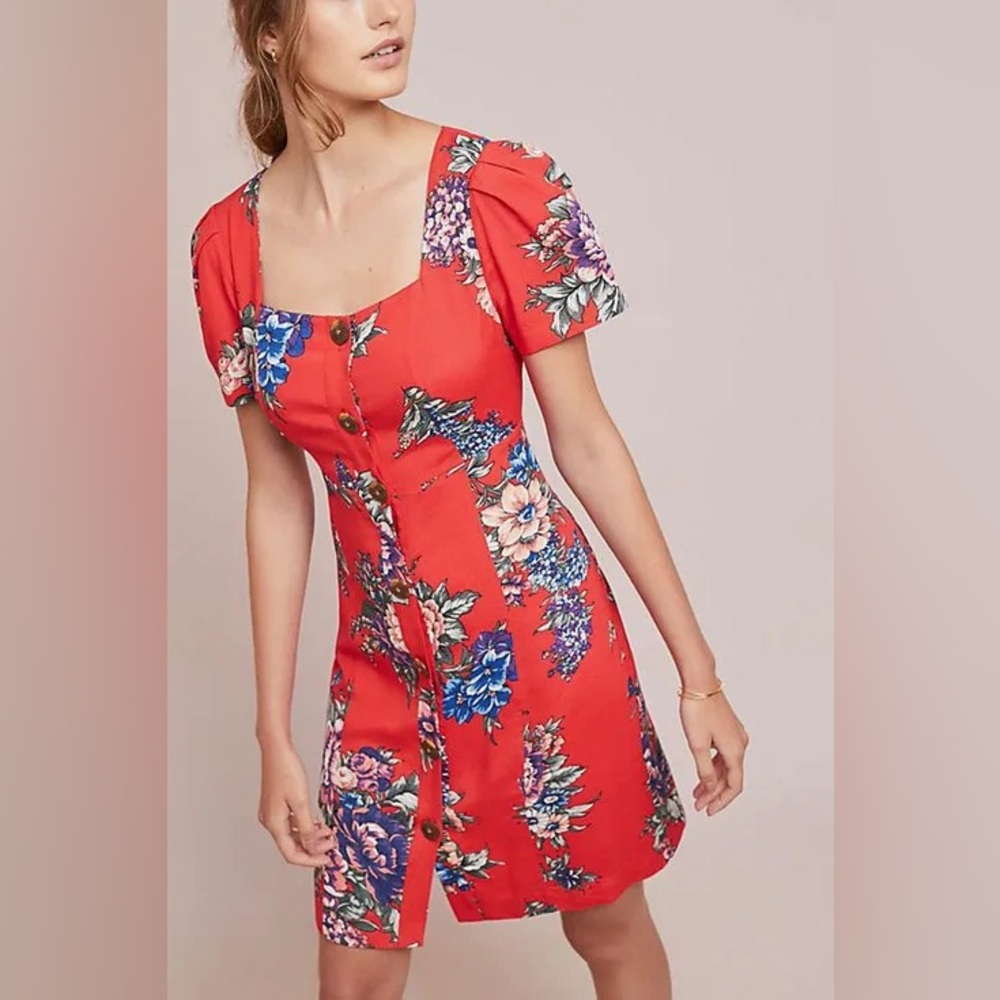 Anthropologie Caldwell Buttondown Dress